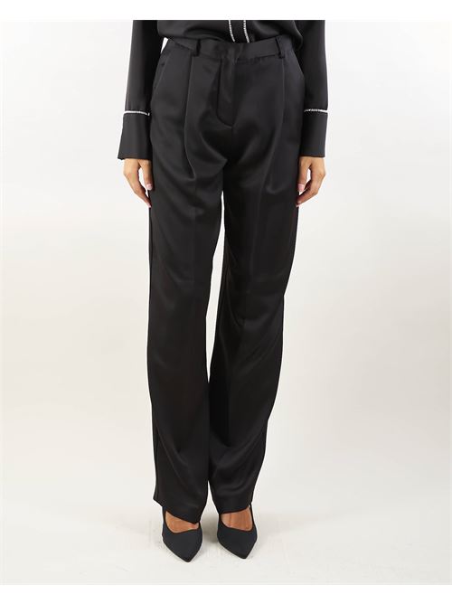 Satin trousers with pences Simona Corsellini SIMONA CORSELLINI | Pants | PA02201TRAS00423